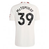 Camiseta Manchester United Scott McTominay #39 Tercera Equipación Replica 2023-24 mangas cortas